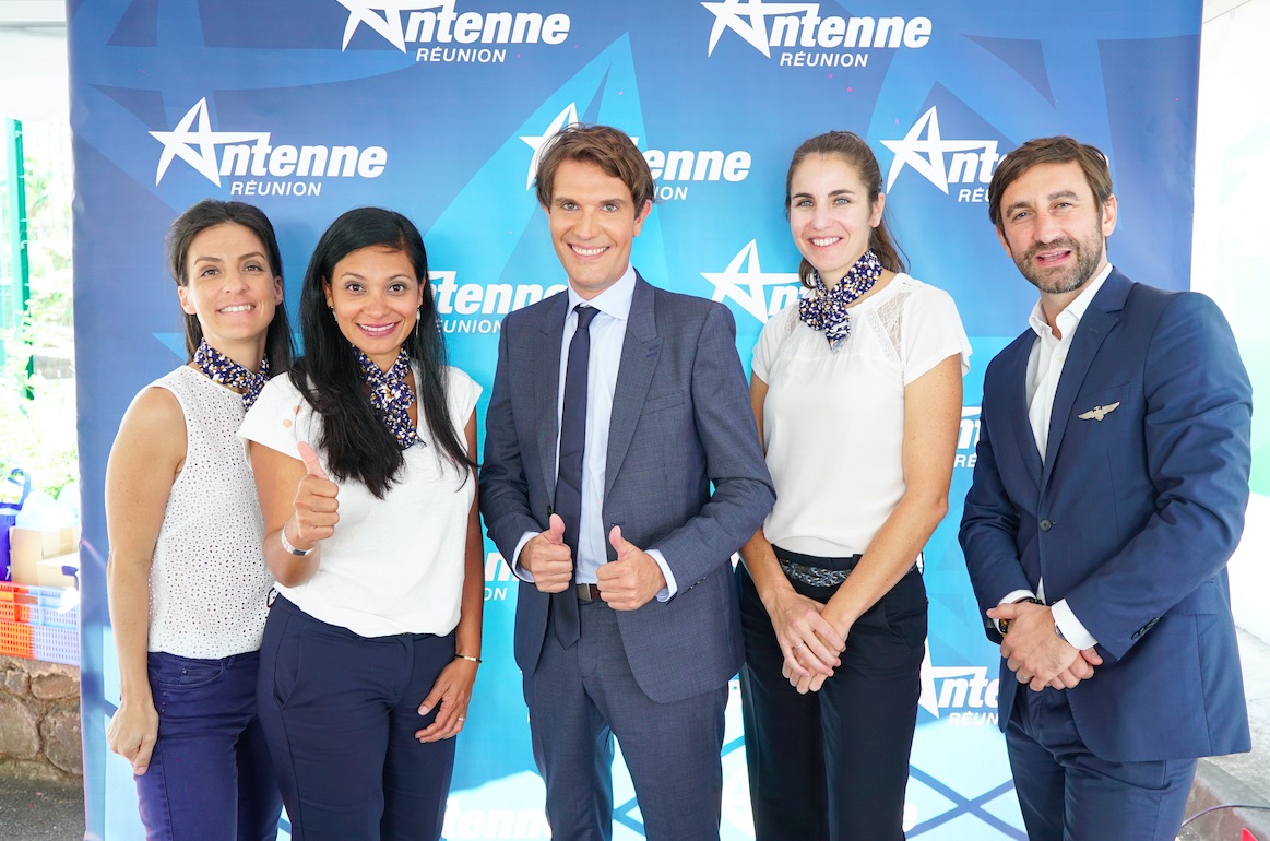 Sabrina, Yolande, Antoine, Mayia LE TEXIER, Directrice Générale et Franck.